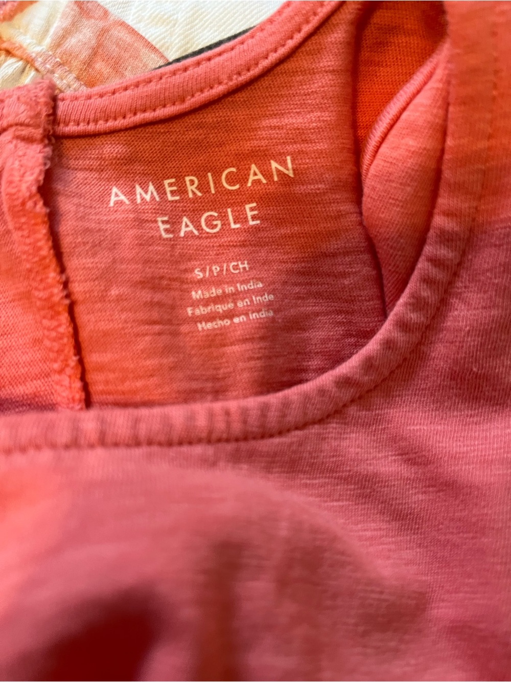 American Eagle Outfitters Coral-Pink Jumpsuit